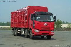 解放 J6M重卡 260馬力 8X4 倉(cāng)柵載貨車(CA5240CLXYP63K1L6T4A2E)